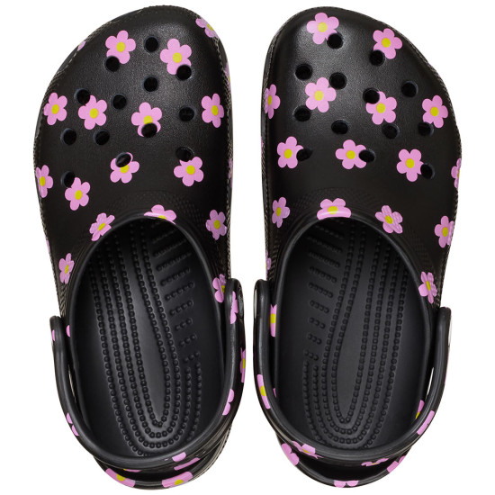 Crocs Classic Flower Clog